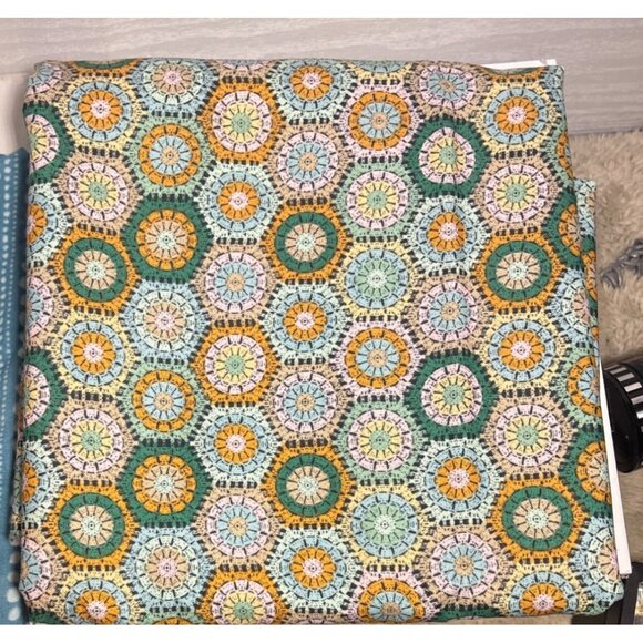 Cotton Fabric Bundle Blues 2 Fat Quarter 2 Yards Various Patterns Moda Camelot - Picture 4 of 12